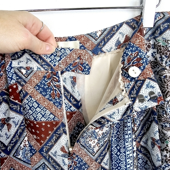 Anthropologie Elevenses Seaflower Palazzo Sheer Pants - Picture 7 of 11